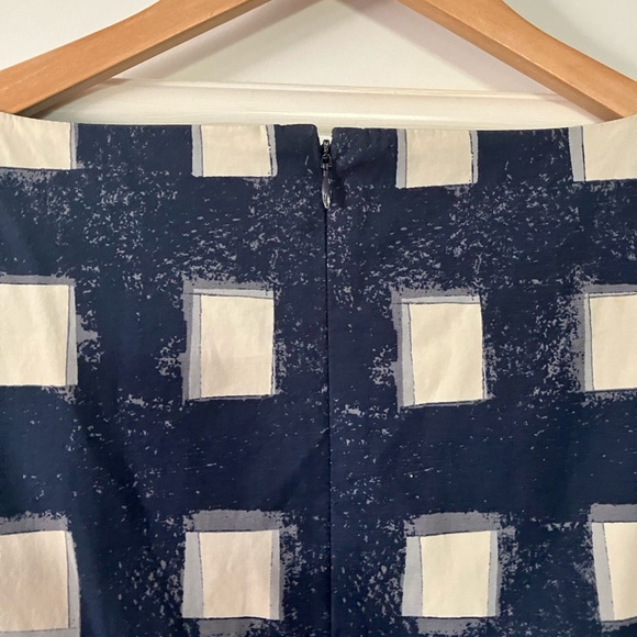 Tory Burch Navy Short Sleeve Dress - Picture 2 of 5
